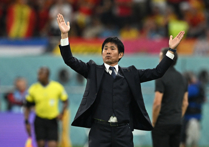 HLV Hajime Moriyasu đã dẫn dắt đội tuyển Nhật Bản từ năm 2018 đến nay. Ảnh: Reuters