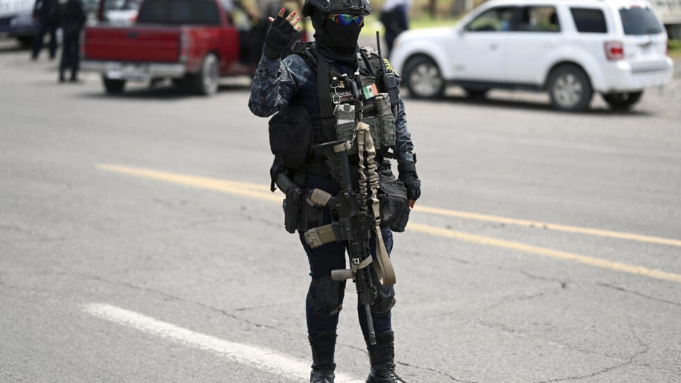 Lực lượng an ninh Mexico ở bang Michoaca. (Nguồn: AFP)