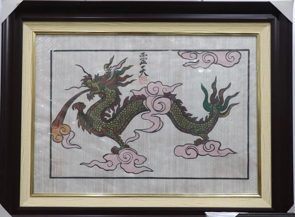 Exploring dragon motifs in Dong Ho folk paintings hinh anh 1