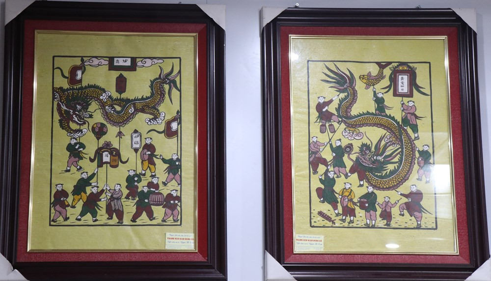 Exploring dragon motifs in Dong Ho folk paintings hinh anh 2