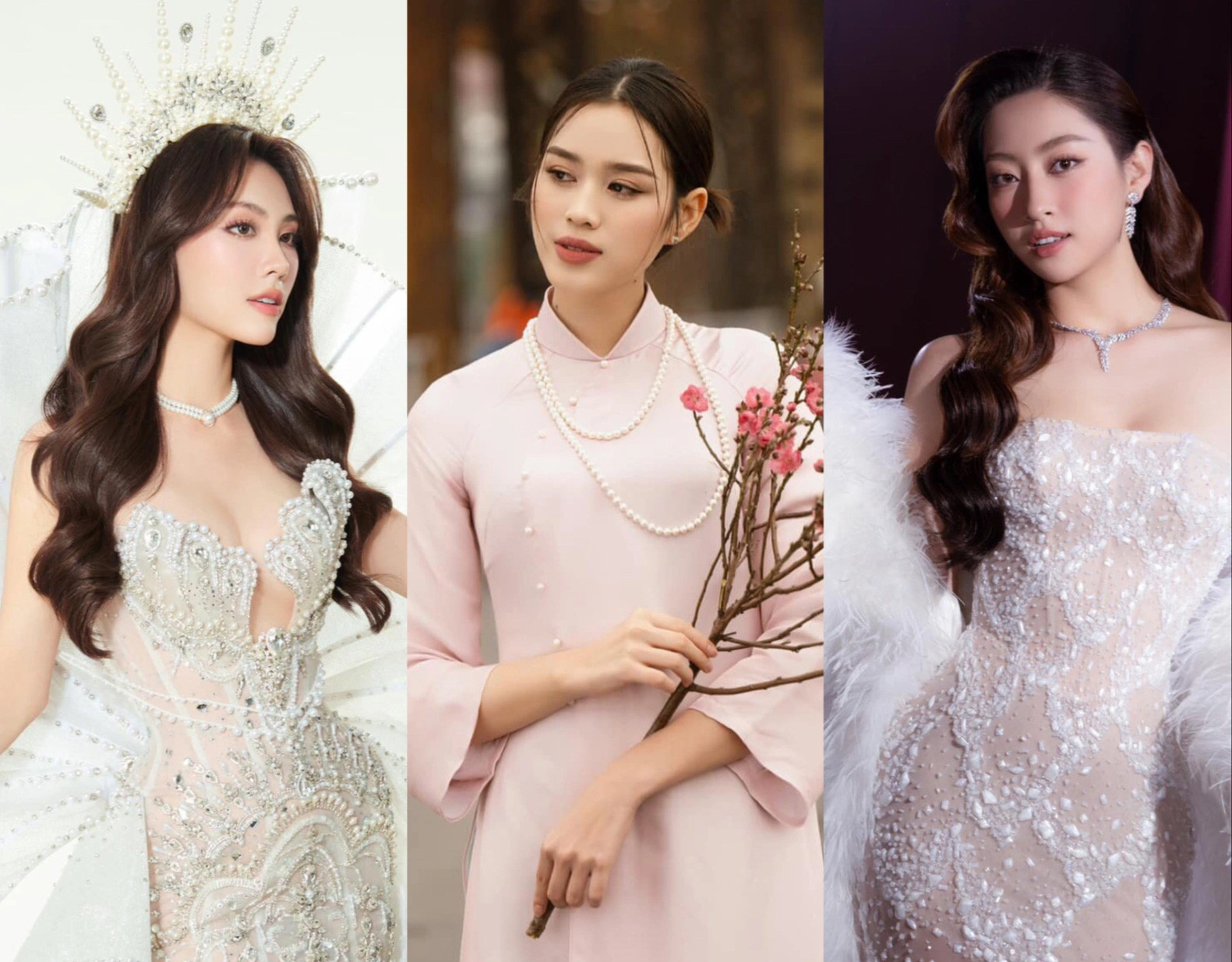 Từ trái qua: Mai Phương, Đỗ Thị Hà, Lương Thùy Linh - Ảnh: Facebook nhân vật