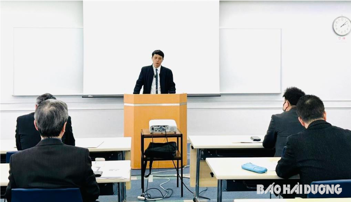 Đầu tháng 3 vừa qua, đoàn công tác của Sở Lao động, Thương binh và Xã hội đã sang Nhật Bản kết nối cung ứng lao động cho tỉnh Kagoshima (ảnh do Sở Lao động, Thương binh và Xã hội cung cấp)