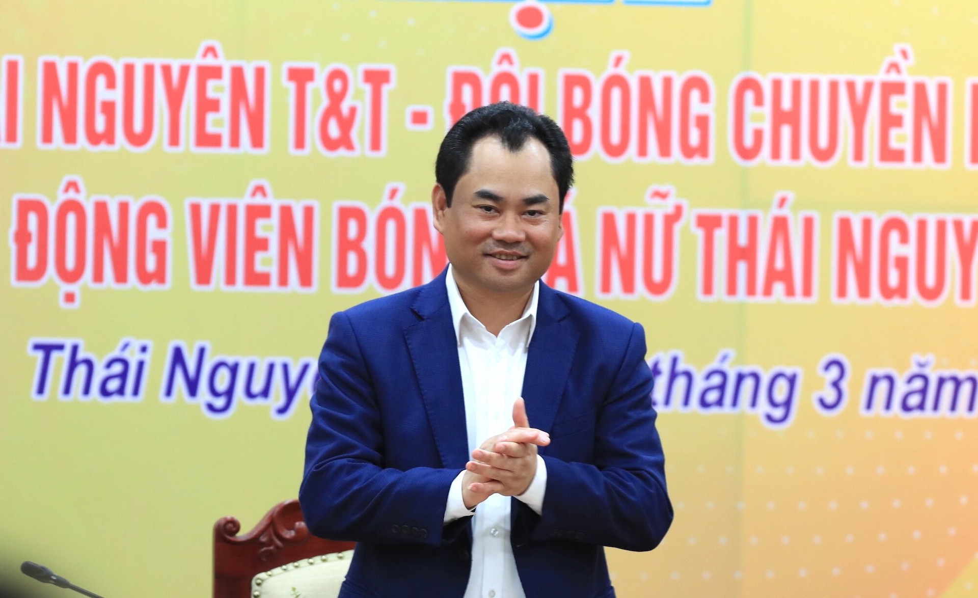 Chủ tịch UBND tỉnh Thái Nguyên - ông Trịnh Việt Hùng.