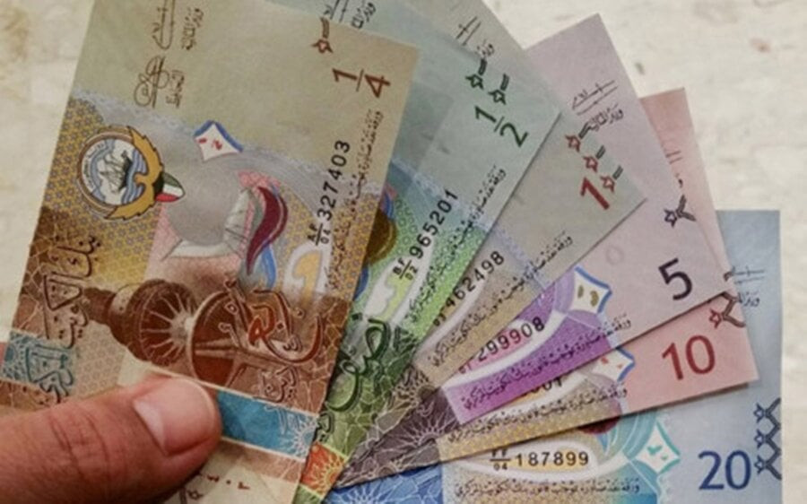 Đồng dinar của Kuwait. (Ảnh: Getty)
