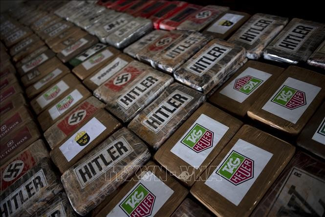 Tang vật trong một vụ buôn bán ma túy bị thu giữ. (Nguồn: AFP/TTXVN) 