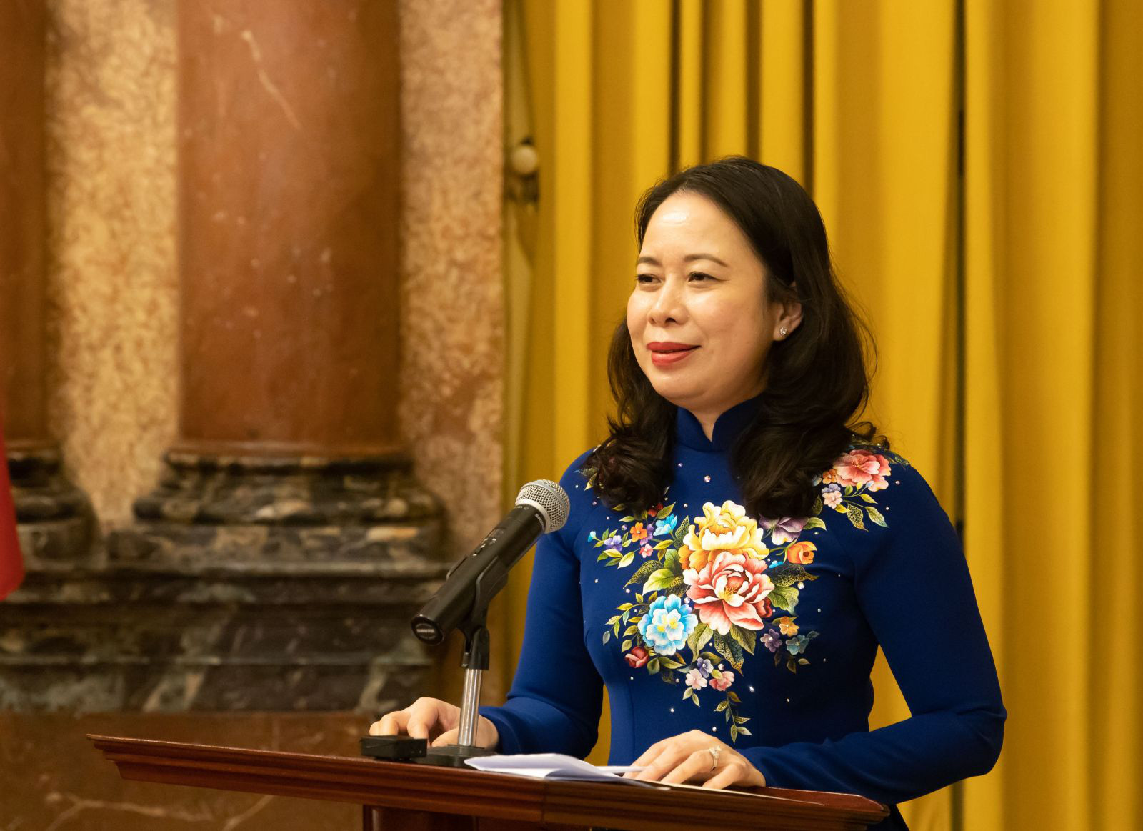 Bà Võ Thị Ánh Xuân - Ảnh: Văn phòng Chủ tịch nước