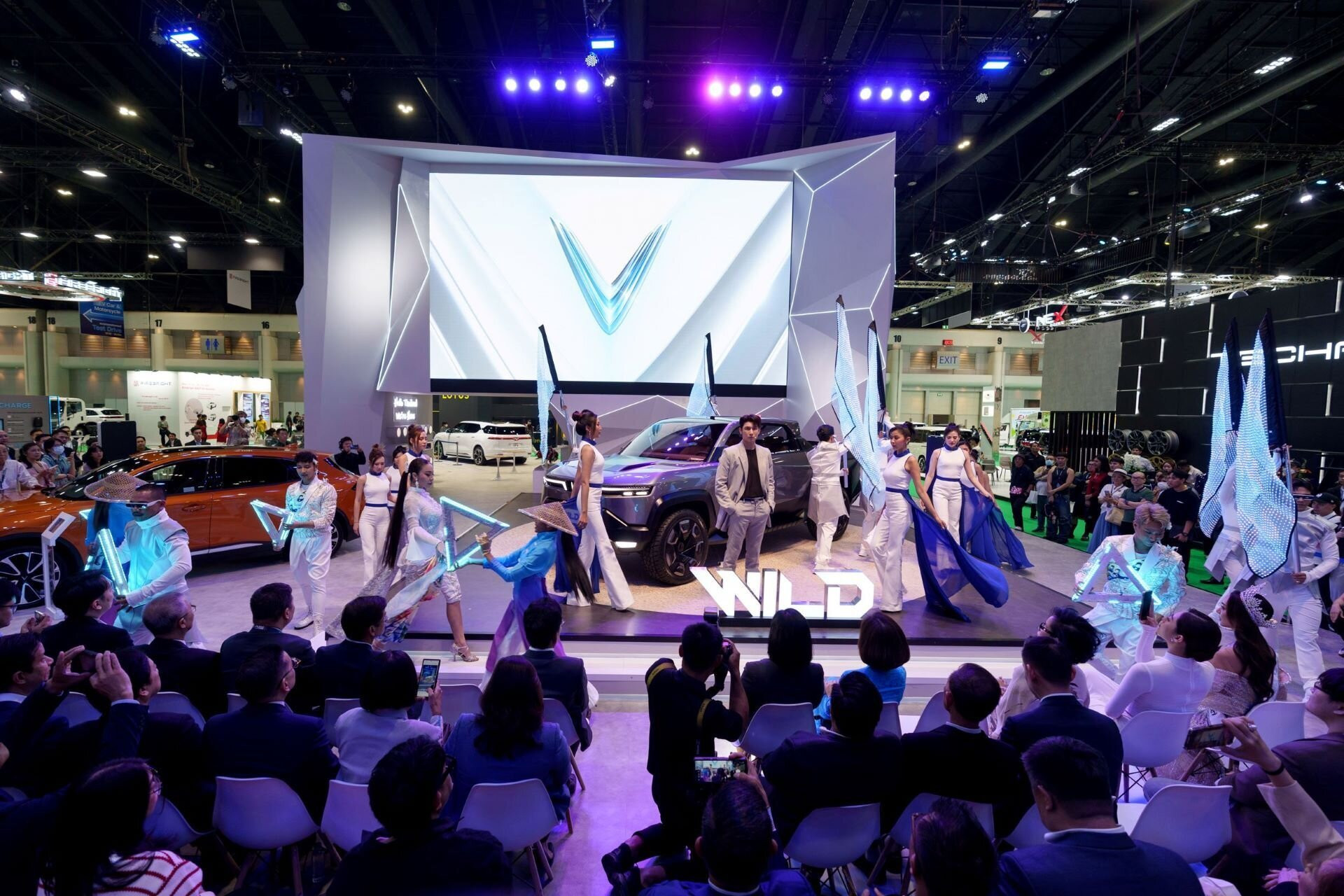 Mẫu xe ý tưởng bán tải điện VF Wild lần đầu xuất hiện tại Đông Nam Á.
