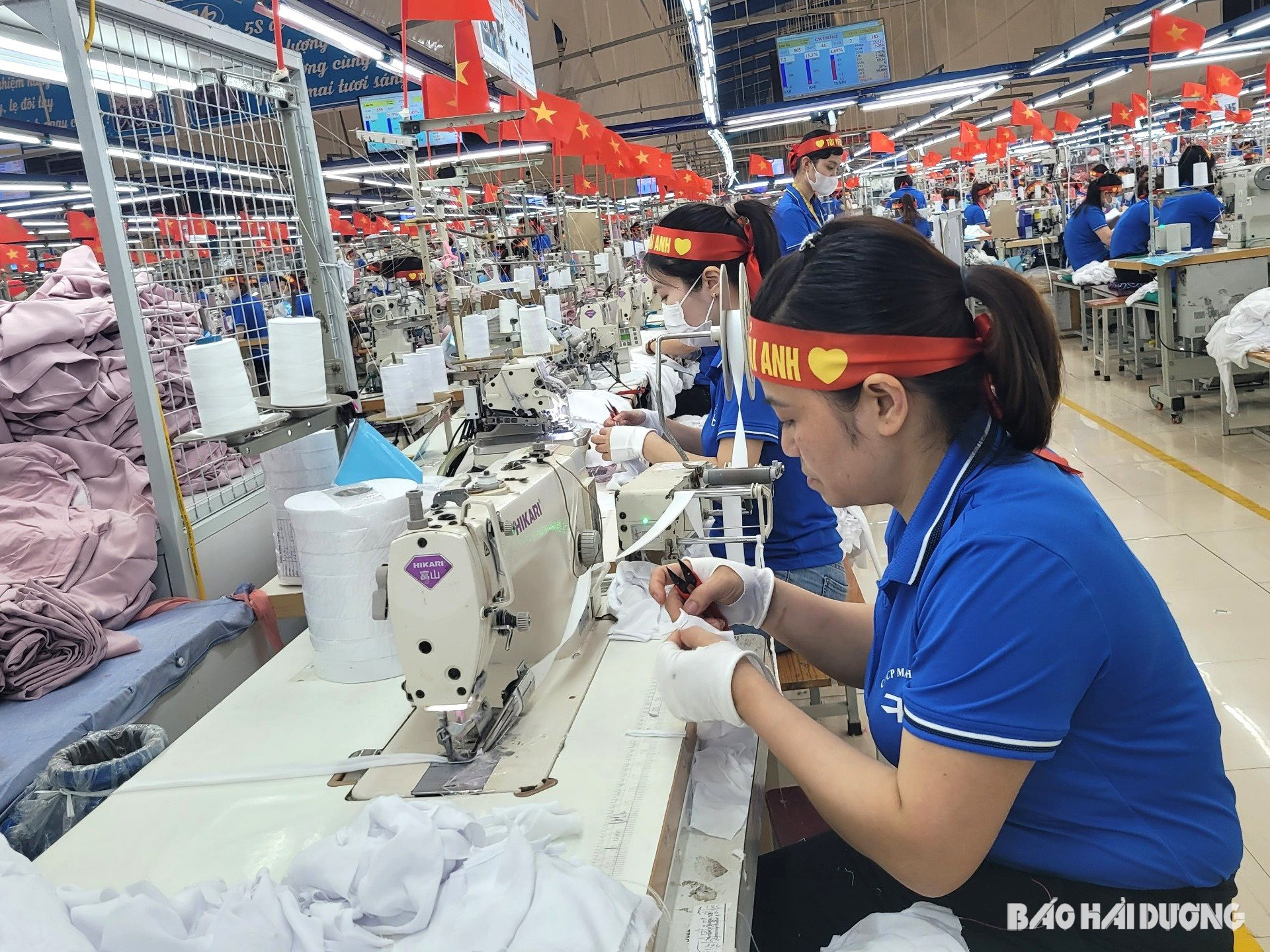 3 tháng qua, nhu cầu tuyển dụng lao động của các doanh nghiệp dệt may của Hải Dương tăng