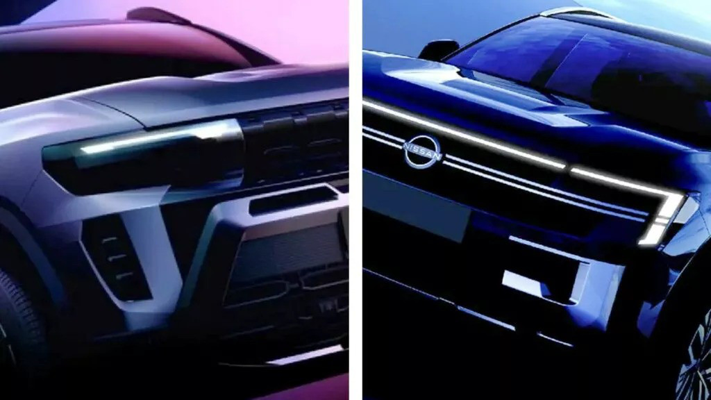 Bộ đôi SUV 5 chỗ mới được hé lộ giao diện đầu xe - Ảnh: Nissan