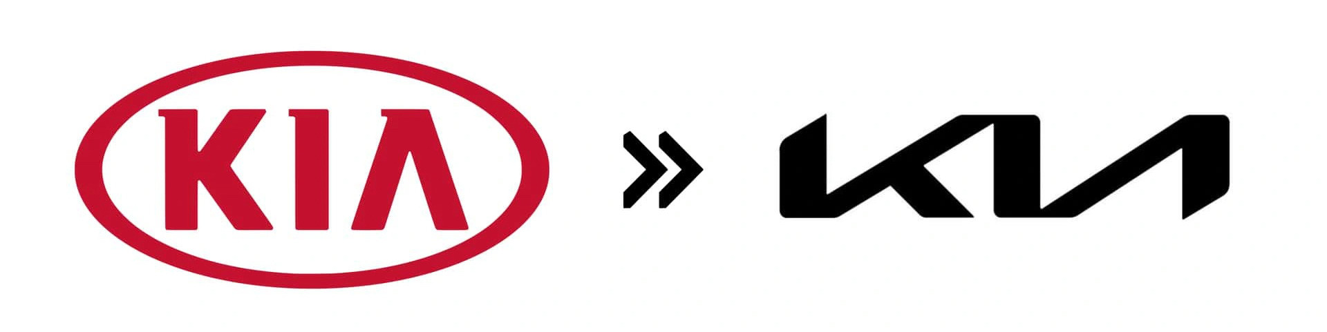 Kia (2021): Khi làm lại logo vào năm 2021, Kia đã thay phông chữ đồng thời loại bỏ hình bầu dục bên ngoài xe. Dù vậy, không ít người đã nhìn nhầm chữ Kia thành KN cũng vì thay đổi này - Ảnh: Motor1