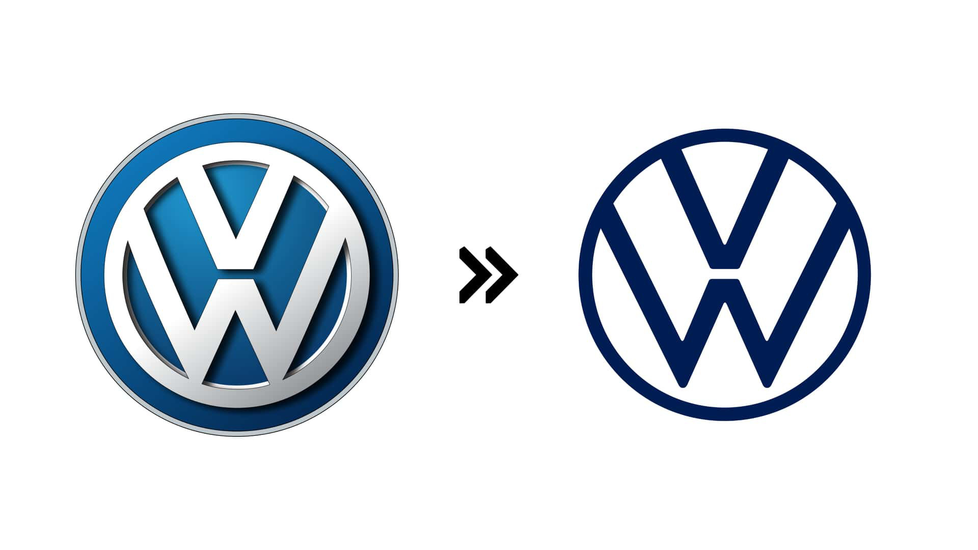 Volkswagen (2019): Volkswagen, khi đẩy mạnh mảng điện hóa vào năm 2019, đã đổi luôn logo để khép lại 