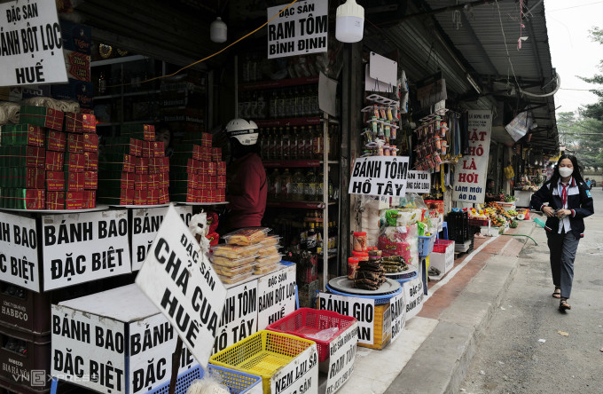Một khu chợ dân sinh ở Thanh Xuân (Hà Nội), tháng 3/2023. Ảnh: Ngọc Thành