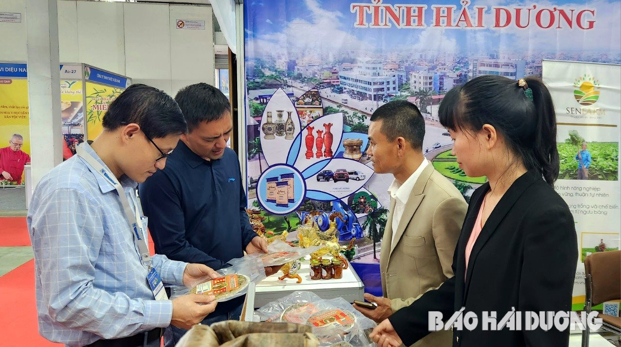 Hải Dương có 1 gian hàng tham dự Hội chợ Vietnam Expo lần thứ 33
