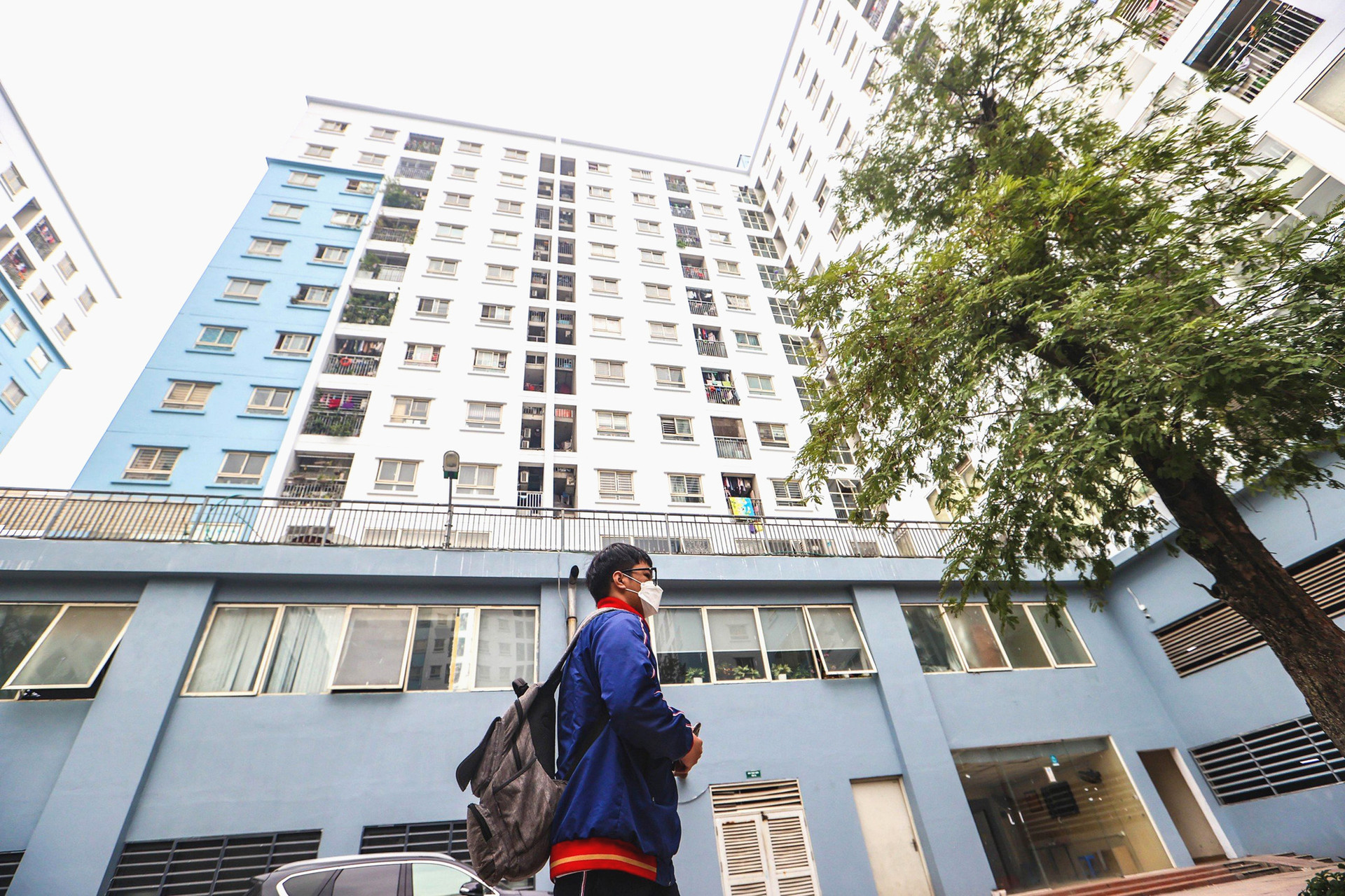 Giá căn hộ Hà Nội vẫn tăng dù thị trường trầm lắng. Trong ảnh: một chung cư tại quận Bắc Từ Liêm - Ảnh: NGUYỄN KHÁNH