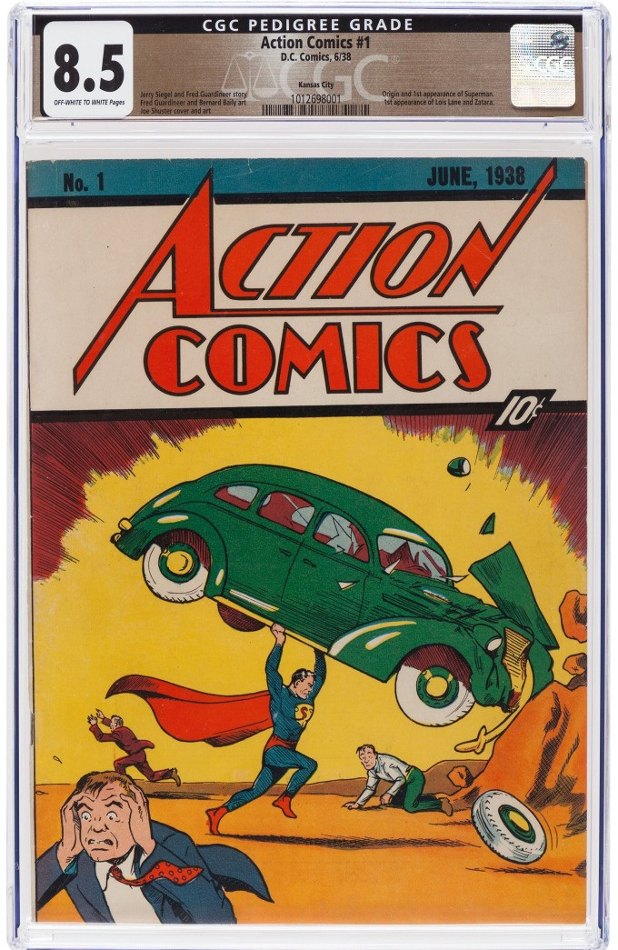 Cuốn đầu tiên trong bộ truyện Superman có tình trạng tốt. Ảnh: Heritage Auctions
