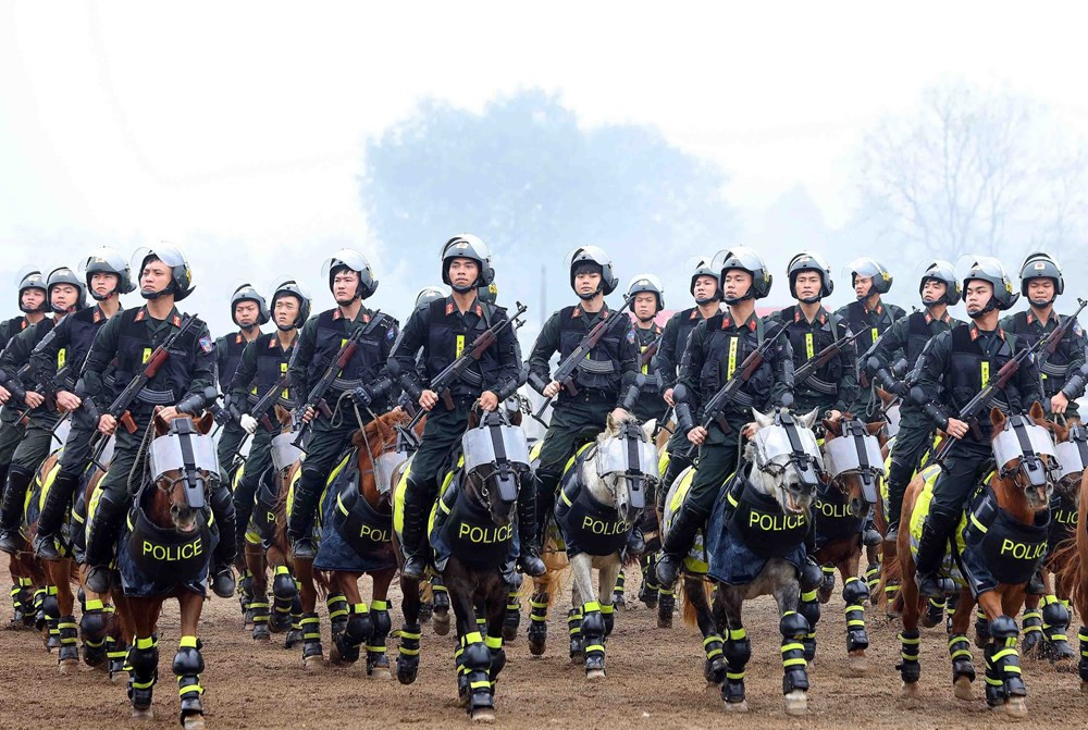 Cavalry Mobile Police Corps working hard for professionalism and modernisation hinh anh 1
