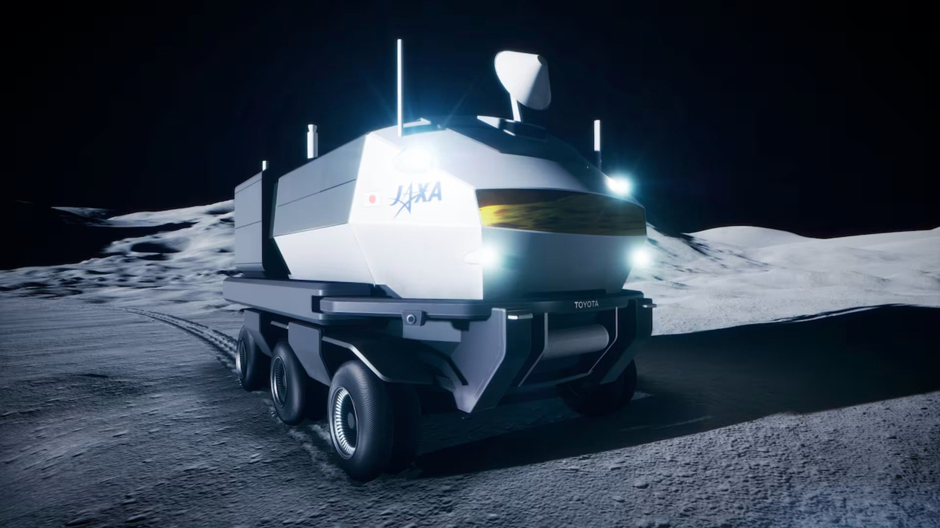 Thiết kế dự kiến ban đầu của Toyota Lunar Cruiser - Ảnh: JAXA