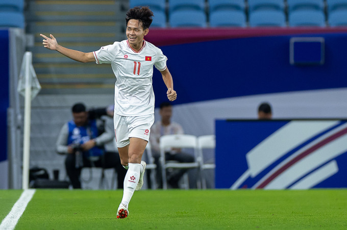 Bùi Vĩ Hào lập cú đúp, giúp Việt Nam đánh bại Kuwait ở lượt trận đầu tiên bảng D giải U23 châu Á 2024. Ảnh: AFC