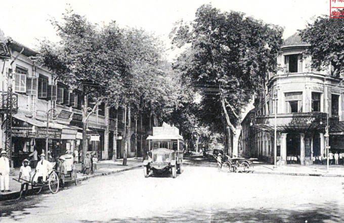 Một góc phố Catinat ở trung tâm Sài Gòn cuối thế kỷ 19.