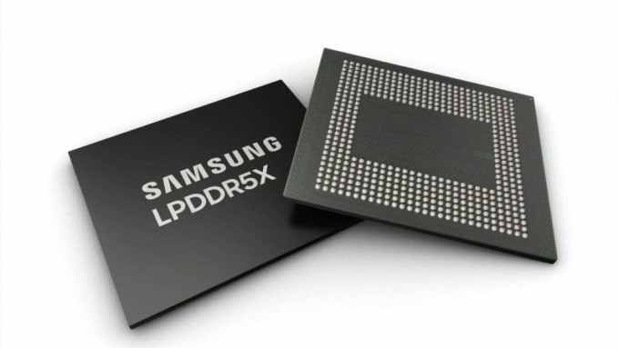 RAM LPDDR5X của Samsung. Ảnh: Samsung