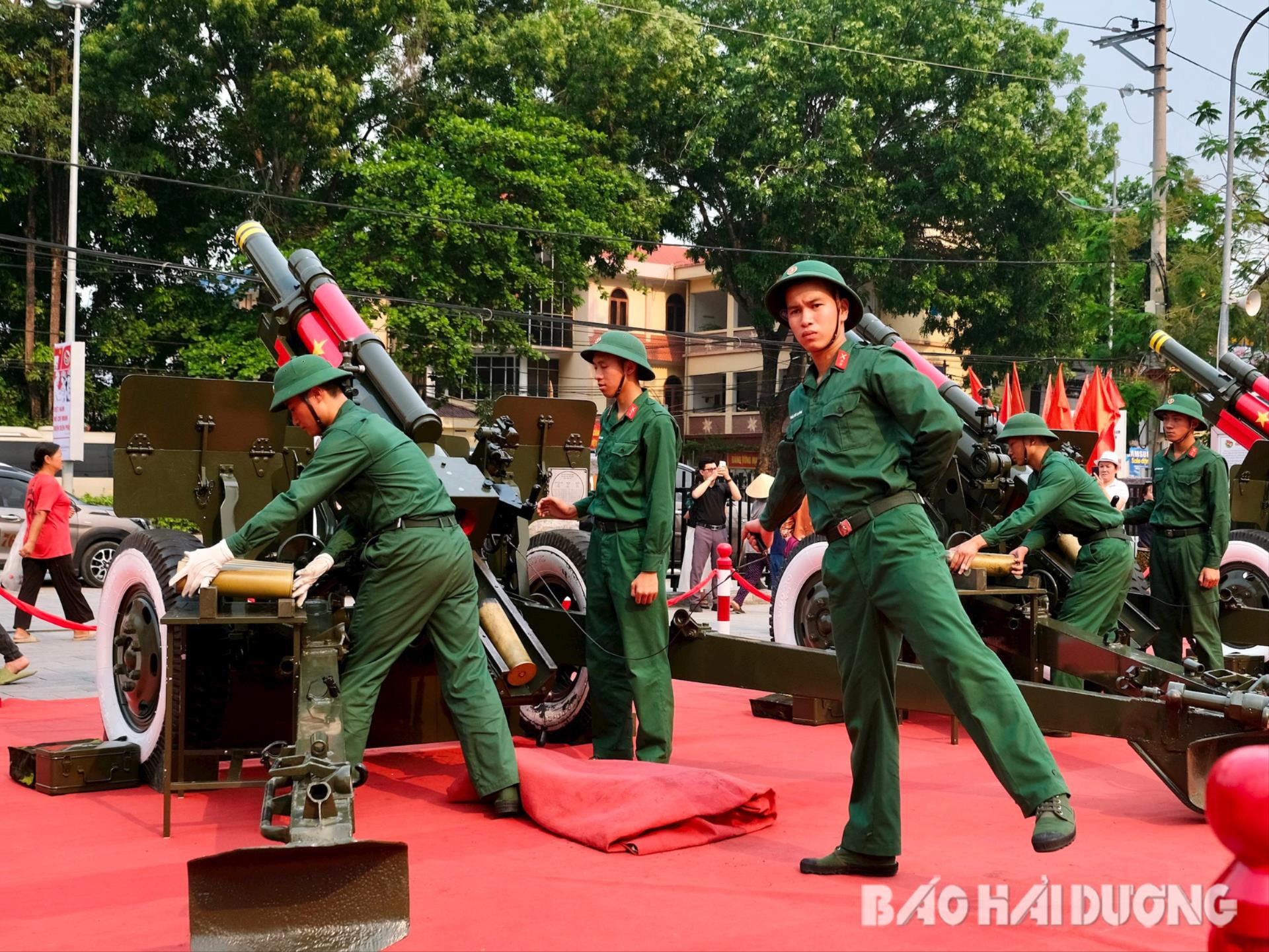 15 khẩu đại bác có cỡ nòng 105 mm sẽ xuất hiện tại đại lễ 70 năm Chiến thắng Điện Biên Phủ