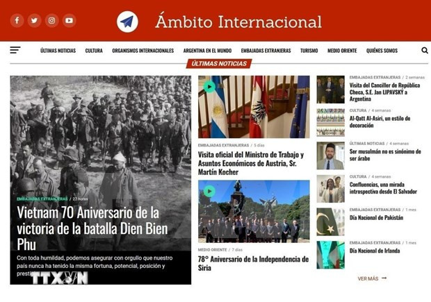 Argentinian media praises Dien Bien Phu Victory hinh anh 1
