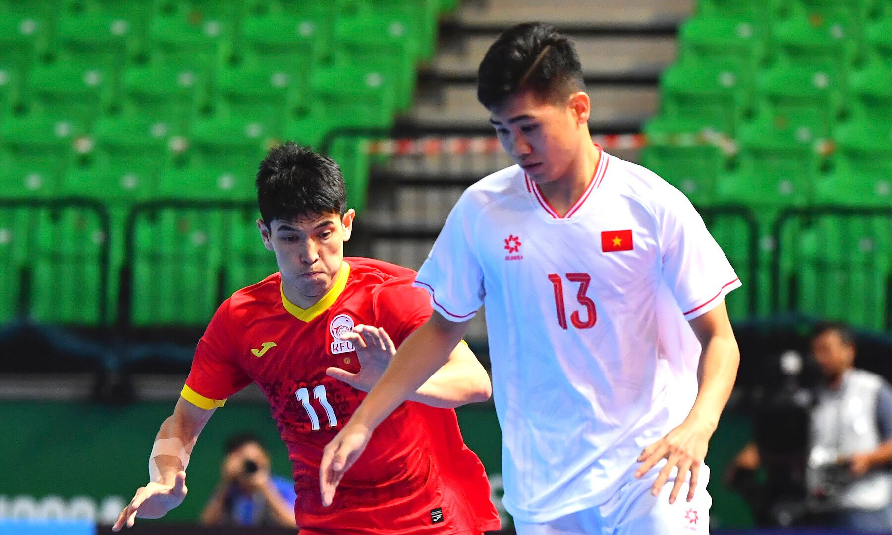 Đội tuyển futsal Việt Nam thua Kyrgyzstan.
