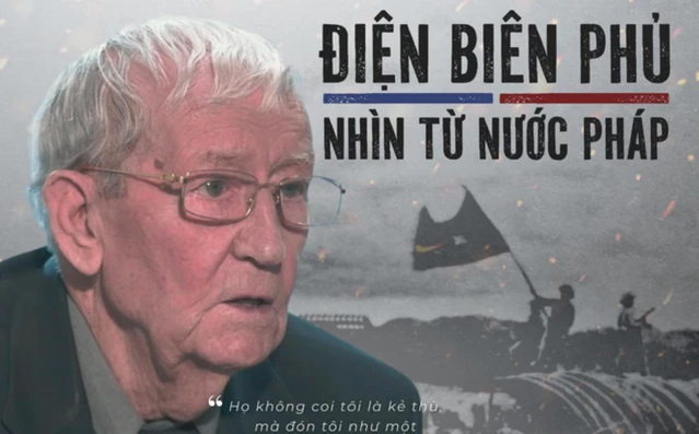 Pierre Flamen, a French war veteran who used to be present in Dien Bien Phu, is among those featured in the documentary “Dien Bien Phu – Nhin tu nuoc Phap”. (Source: VTV)