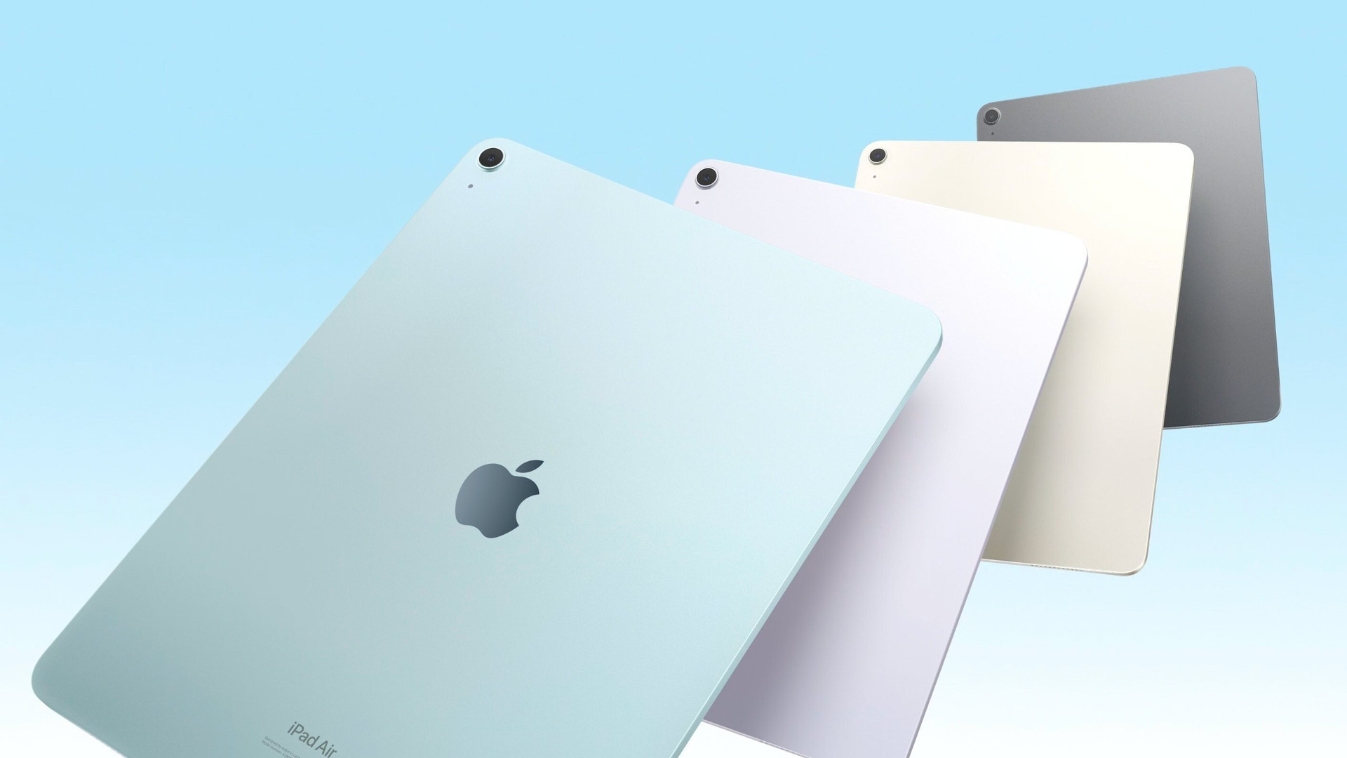 4 màu của iPad Air. (Ảnh: Apple)