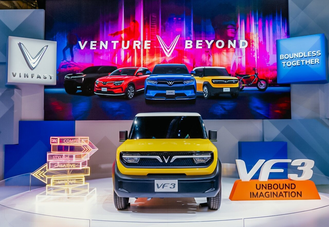 Mẫu xe VF 3 thu hút sự quan tâm của khách hàng Việt. (Ảnh: VFS)
