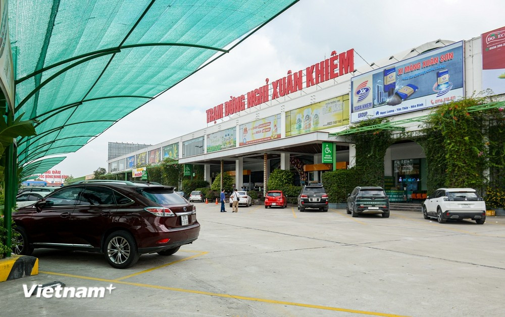 Trạm dừng nghỉ Xuân Khiêm trên tuyến Cao tốc Cao Bồ-Mai Sơn đã được đầu tư, đưa vào vận hành và khai thác. (Ảnh: Việt Hùng/Vietnam+)