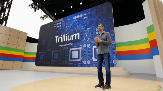 CEO Google Sundar Pichai tại Google I/O 2024. Ảnh: Google