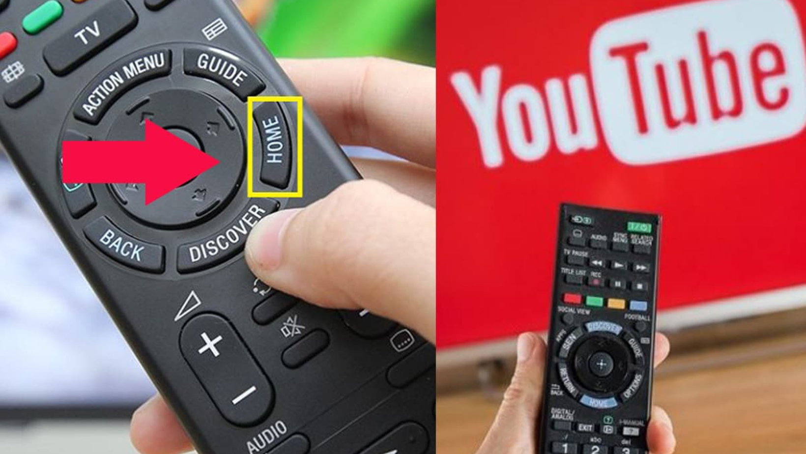 TV has a hidden button, turn it on to watch Youtube without ...