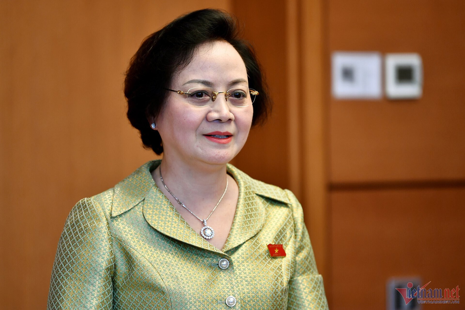 Bộ trưởng Nội vụ Phạm Thị Thanh Trà. (Ảnh: Hoàng Hà)