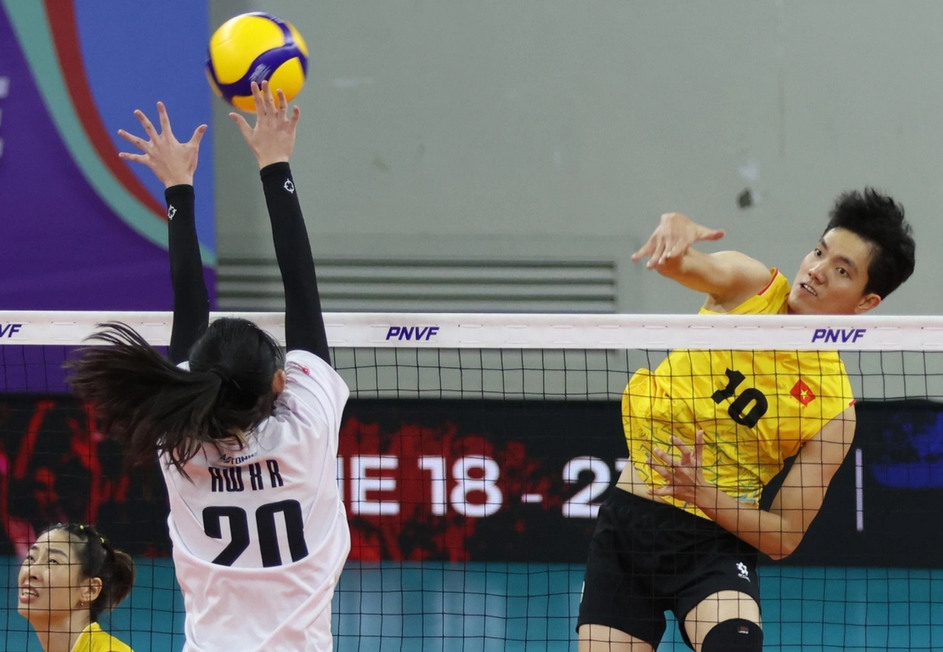 With the latest victory, Vietnam (in yellow) have gained the championship of the AVC Challenge Cup for Women for the second time. (Photo: AVC)