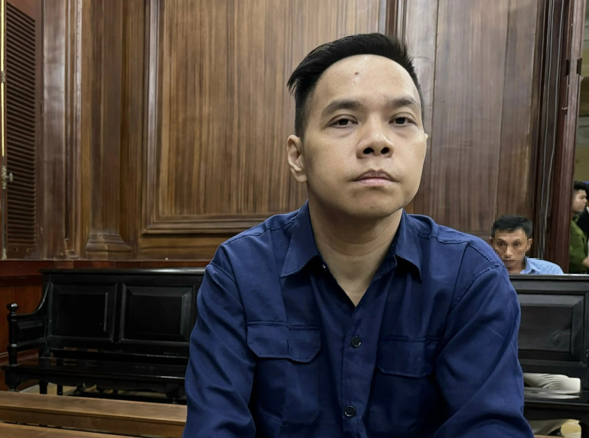 Ông Nguyễn Nam Huy tại phiên tòa ngày 30-5 - Ảnh: T.N.