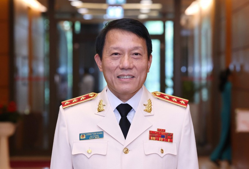Thượng tướng Lương Tam Quang được bầu làm Bộ trưởng Bộ Công an.