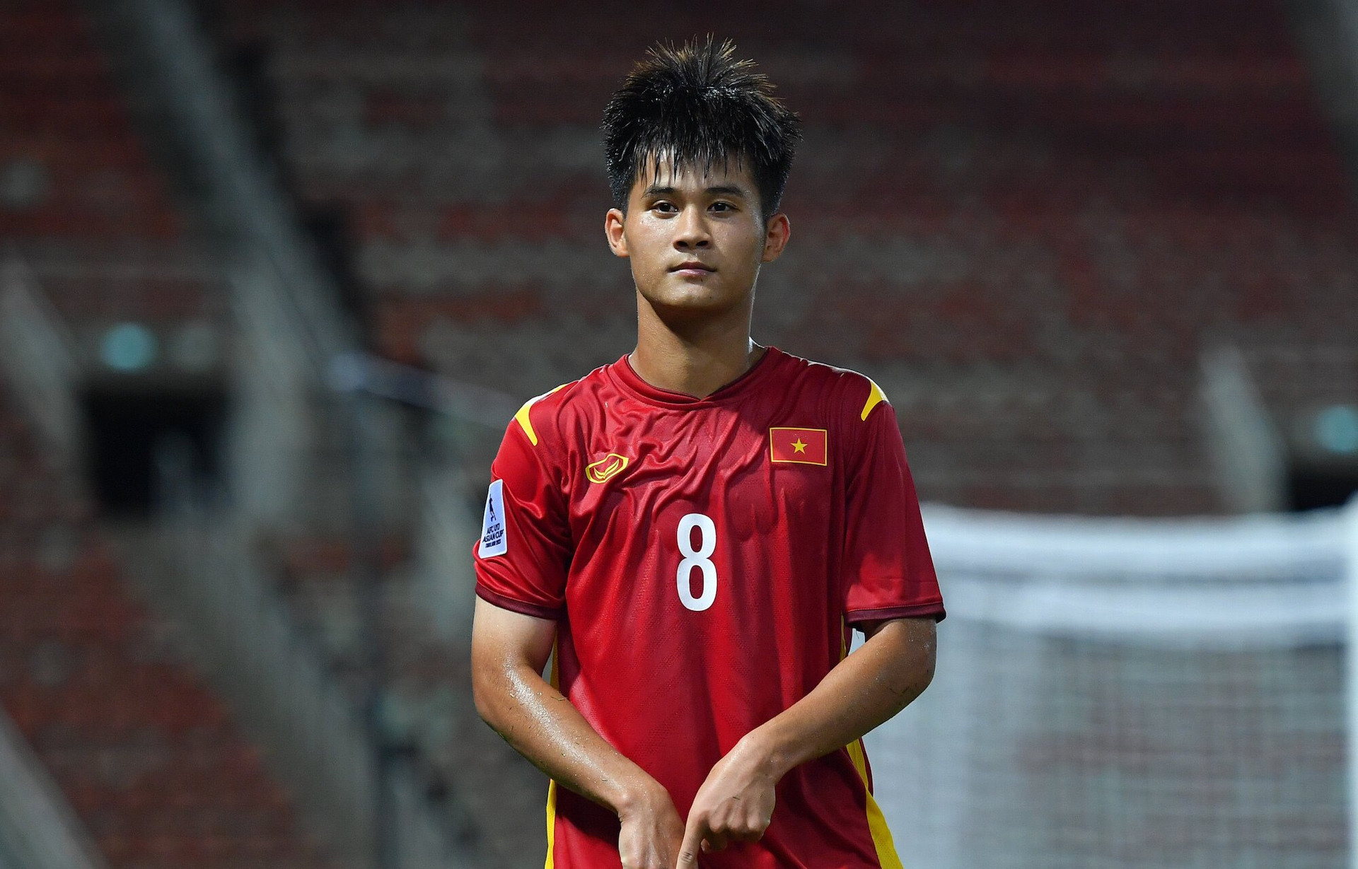 Long Vũ ghi bàn thắng duy nhất cho U19 Việt Nam.