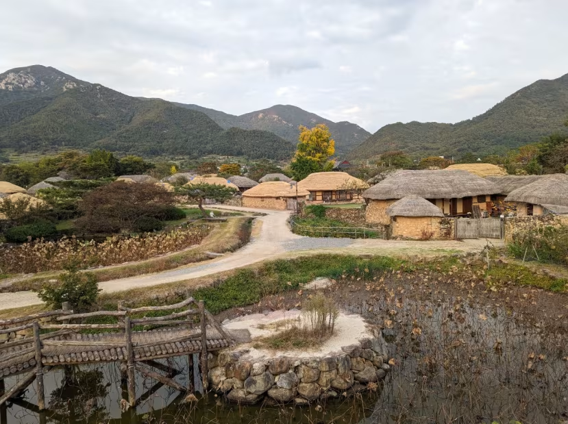 Một ngôi làng ở Jeolla (Hàn Quốc). (Nguồn: CNA)