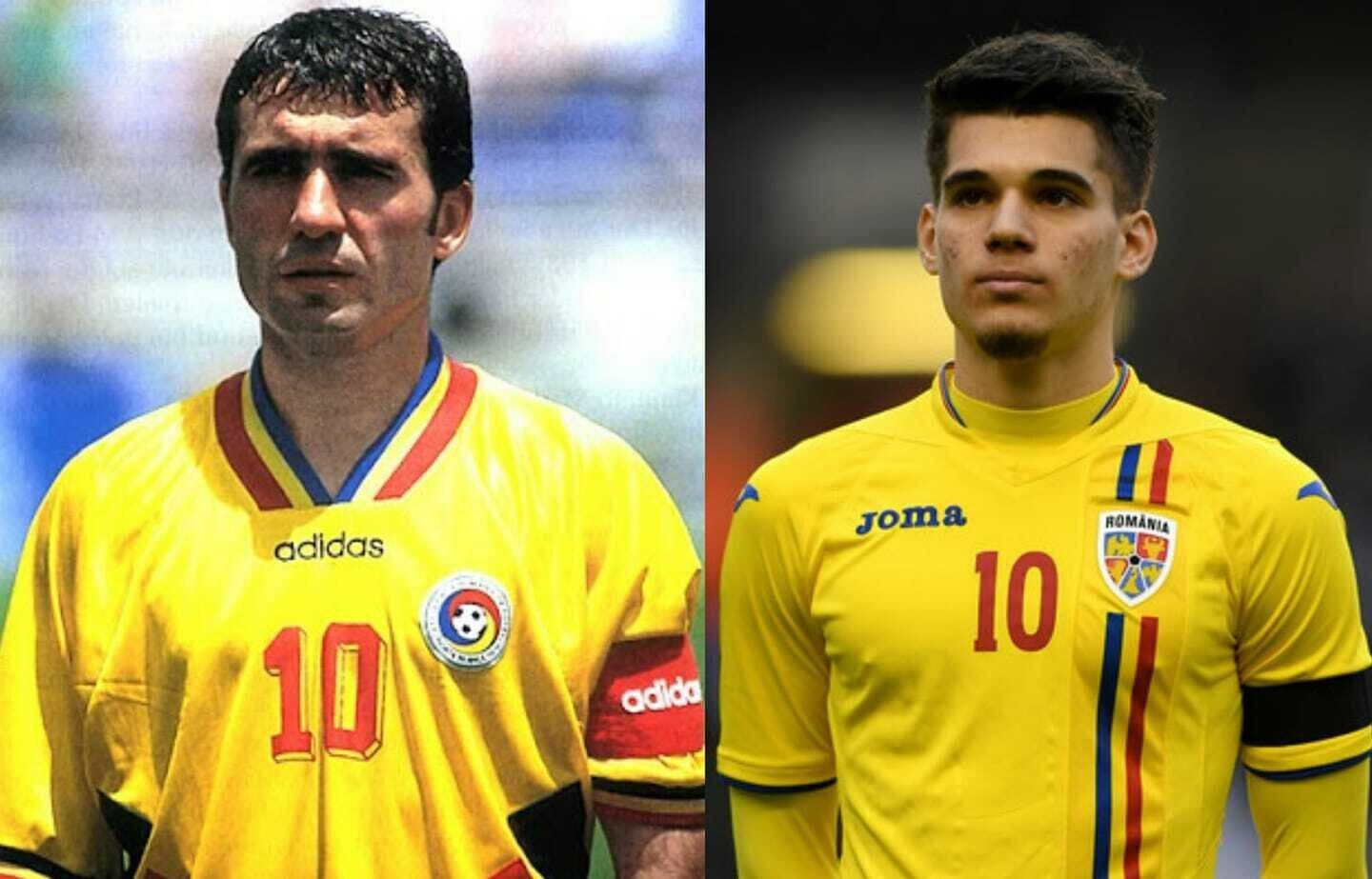 2 cha con nhà Hagi đều chơi cho đội tuyển Romania.