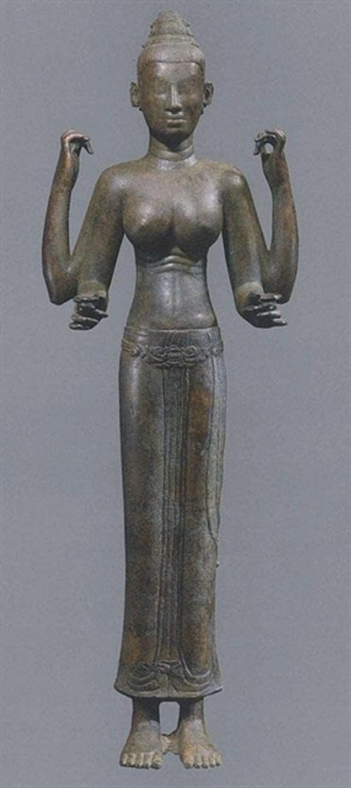 Tượng Nữ thần Durga. Ảnh: Cục Di sản văn hóa