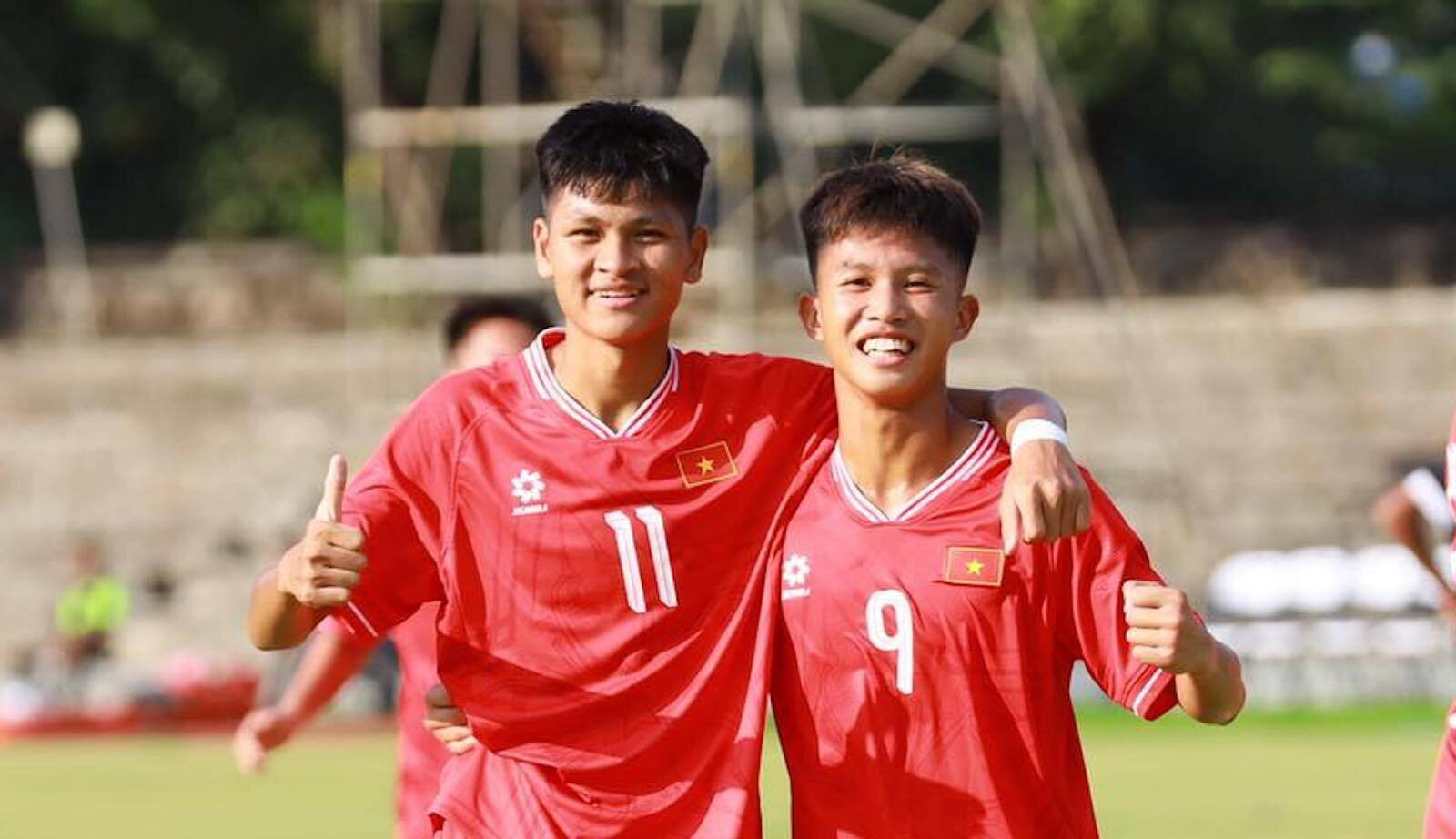 U16 Việt Nam đè bẹp U16 Brunei.