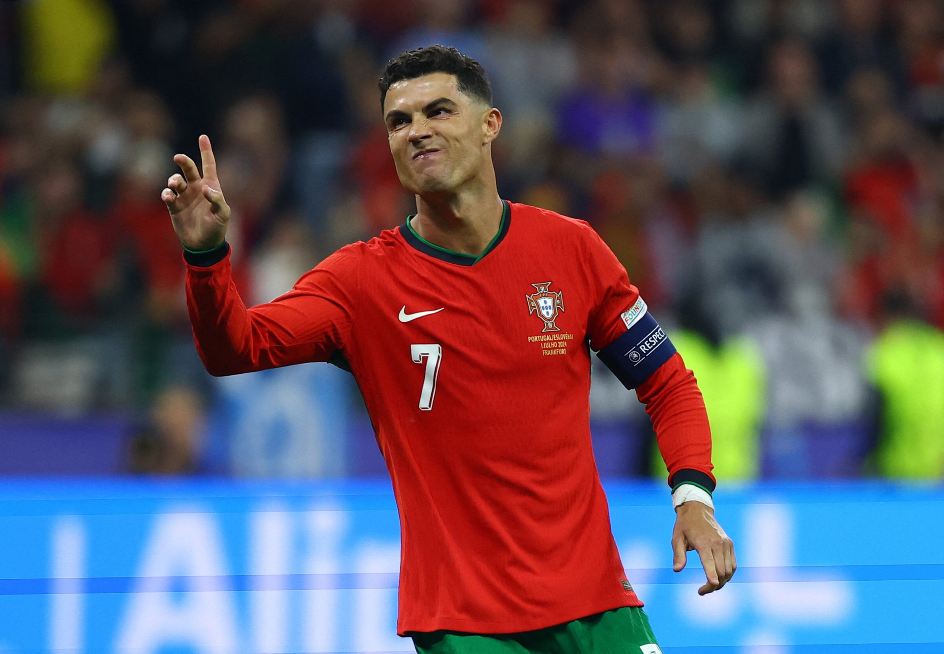 Ronaldo chưa ghi bàn ở EURO 2024.