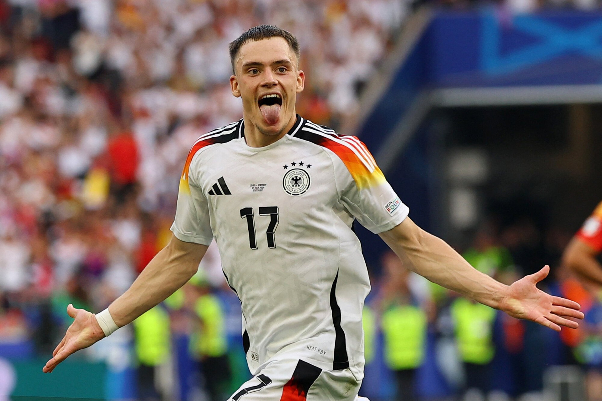Wirtz gỡ hòa cho đội tuyển Đức. (Ảnh: Reuters)