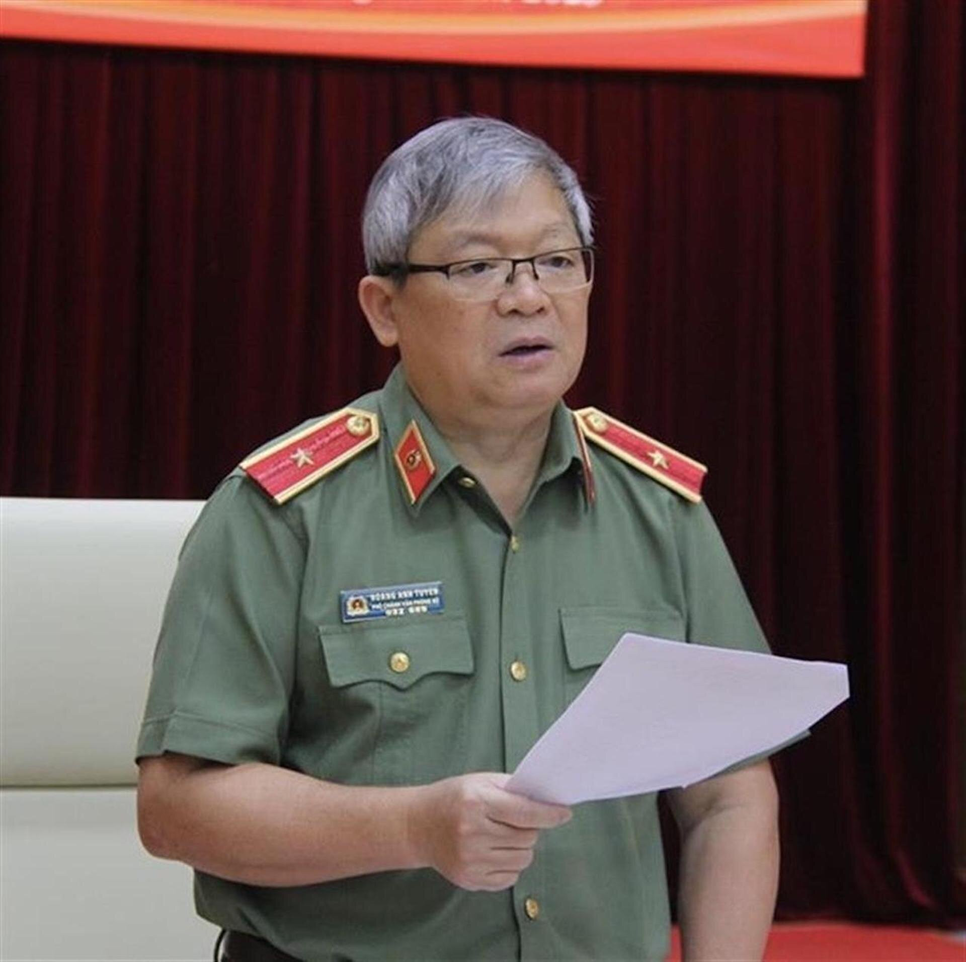 Thiếu tướng Hoàng Anh Tuyên được giao nhiệm vụ làm Người phát ngôn Bộ Công an.