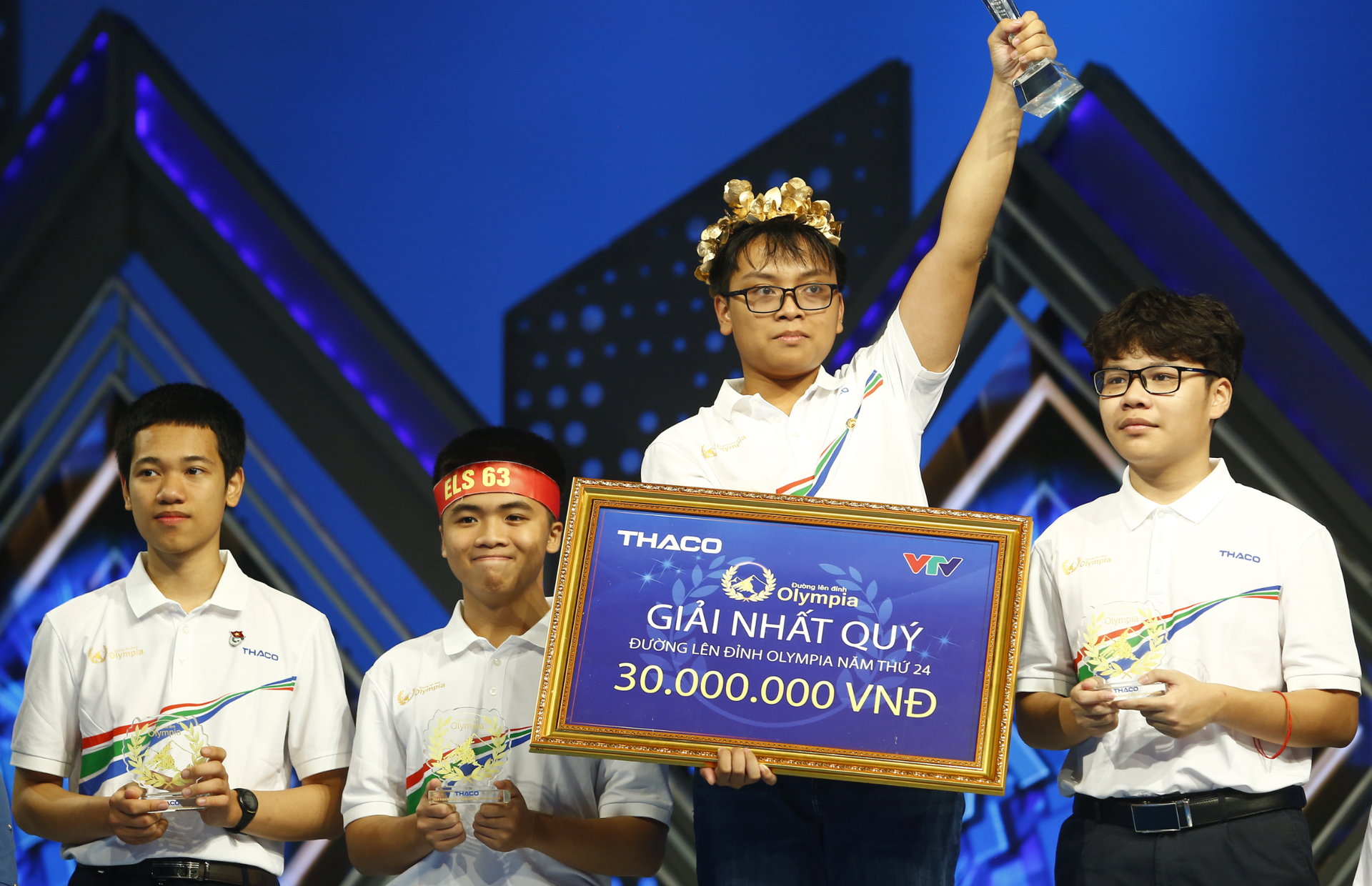 Phú Đức giành vòng nguyệt quế Quý 3, Đường lên đỉnh Olympia 2024. (Ảnh: BTC)