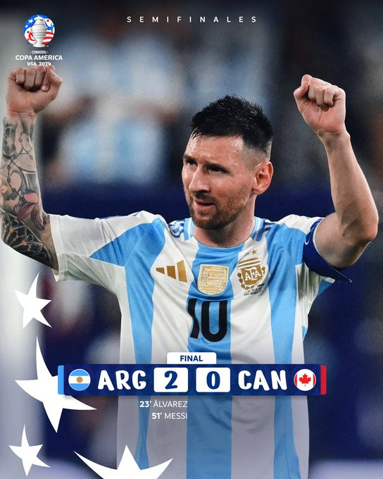 Messi 'mở tài khoản', Argentina giành vé vào chung kết Copa America 2024 - Ảnh 1.