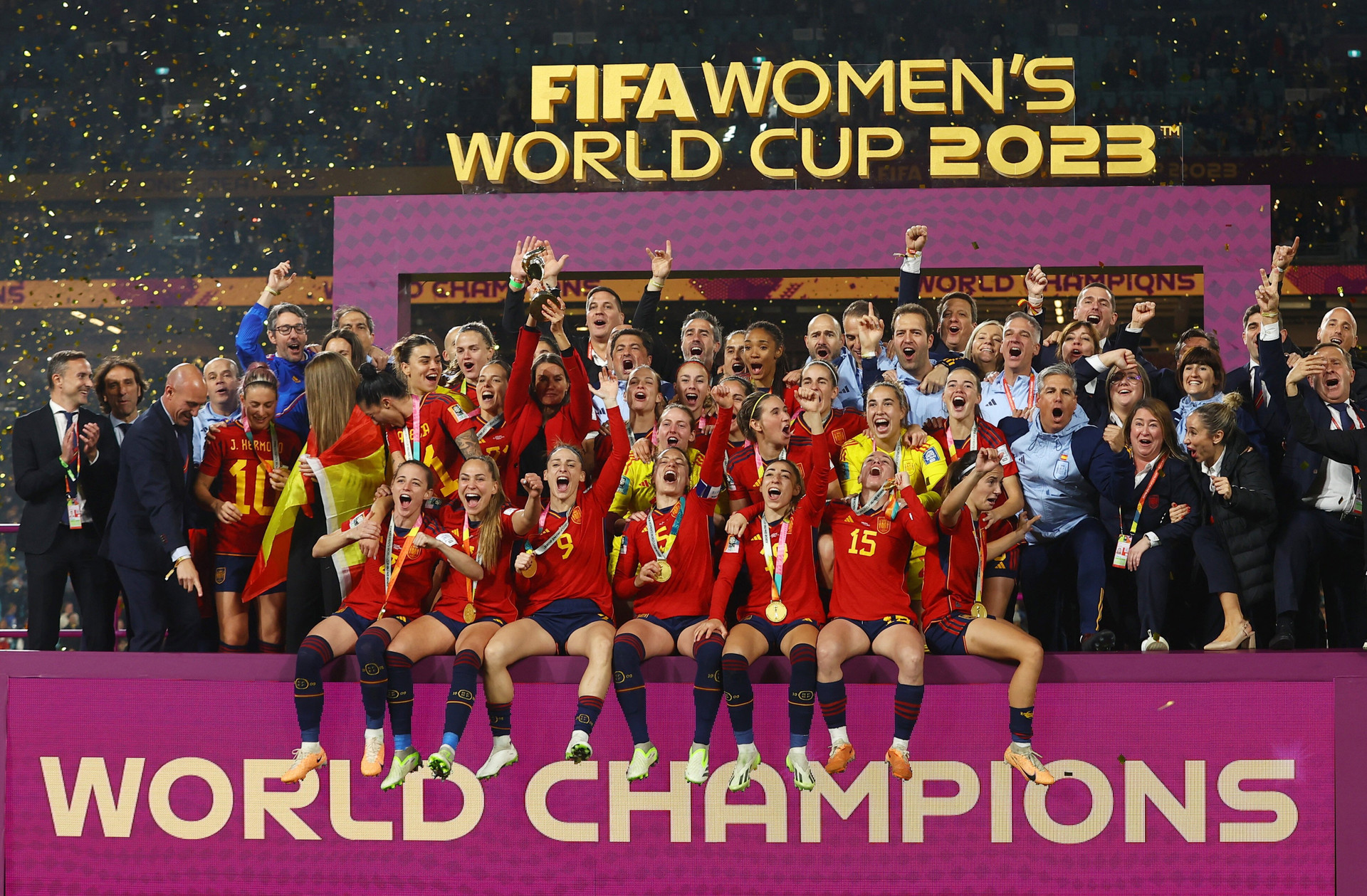 Tuyển nữ Tây Ban Nha thắng Anh, giành chức vô địch World Cup 2023.