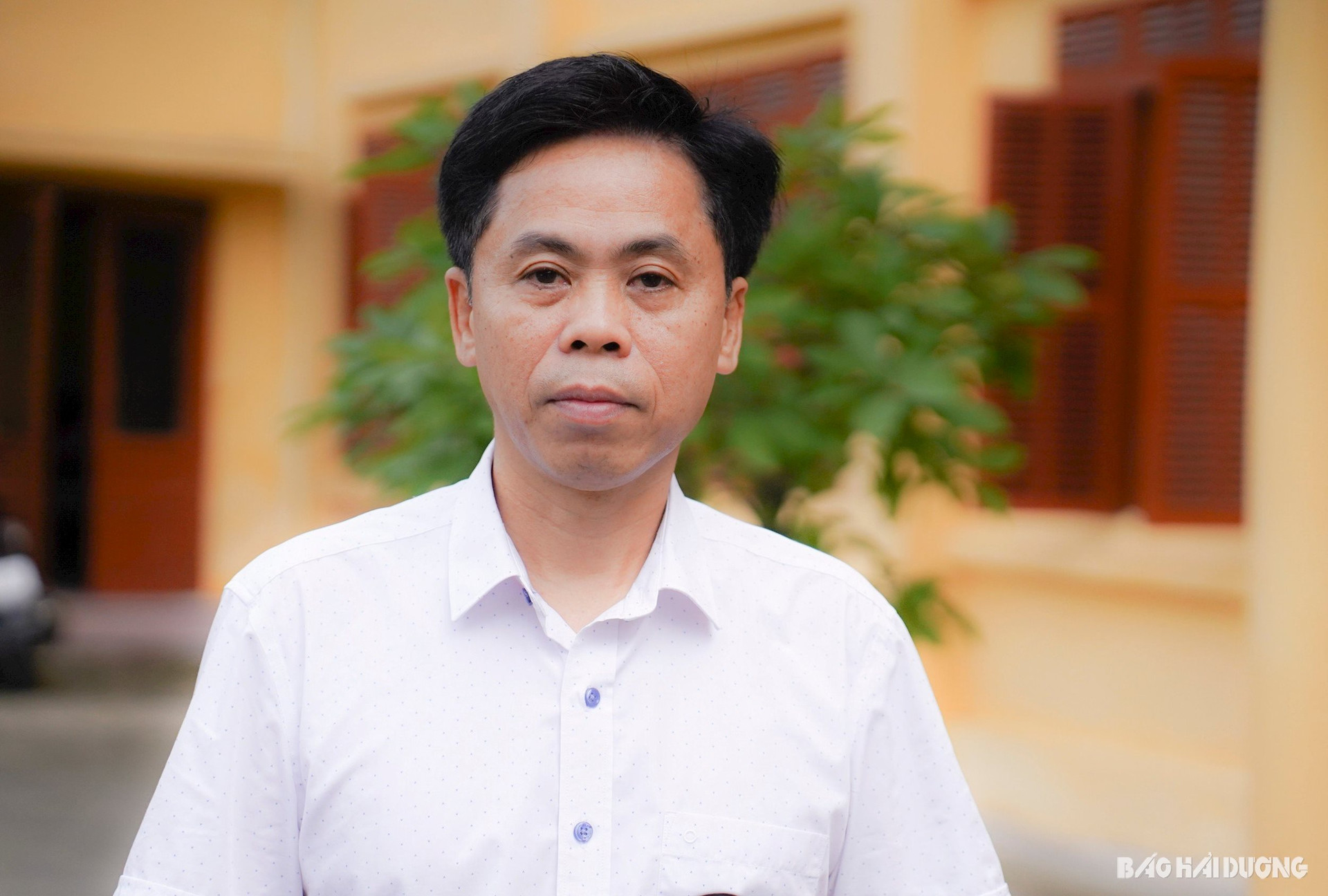 Thac si, bac si Hoan g Văn Huỳnh. Phó giám đốc Trung tâm Kiểm soát bệnh tật tỉnh