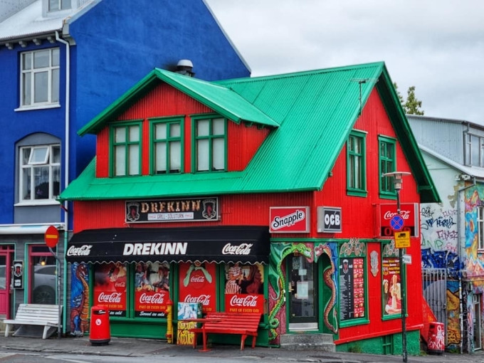 Những căn nhà đầy màu sắc tại thủ đô Reykjavik, Iceland. Ảnh: Tường